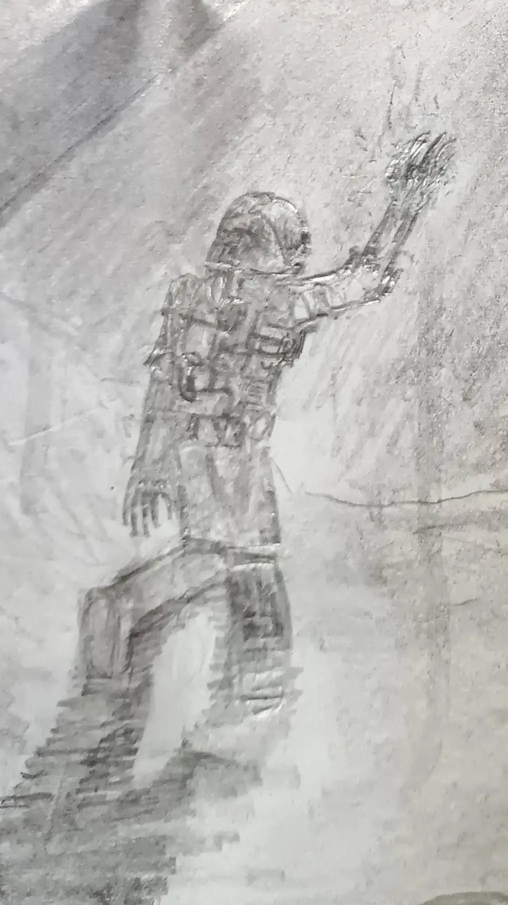 ai character: Demon Astronaut background