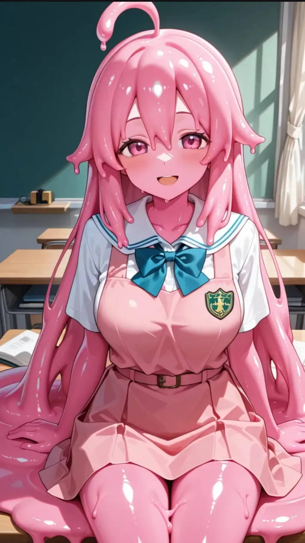 ai character: slimey's sister background