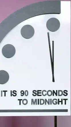 ai character: Doomsday Clock background