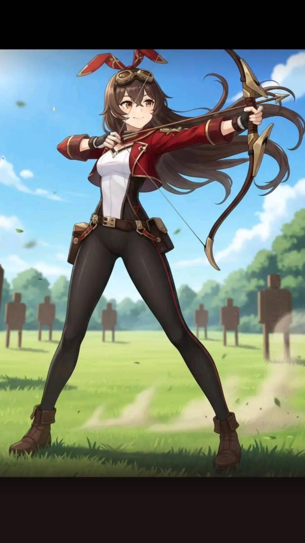 ai character: Outrider Amber background