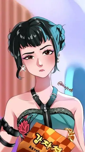 ai character: Zoey background