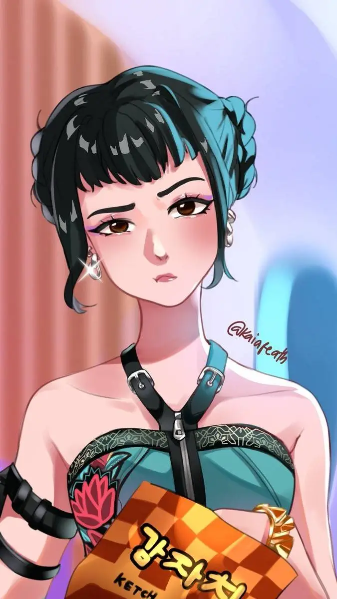ai character: Zoey background
