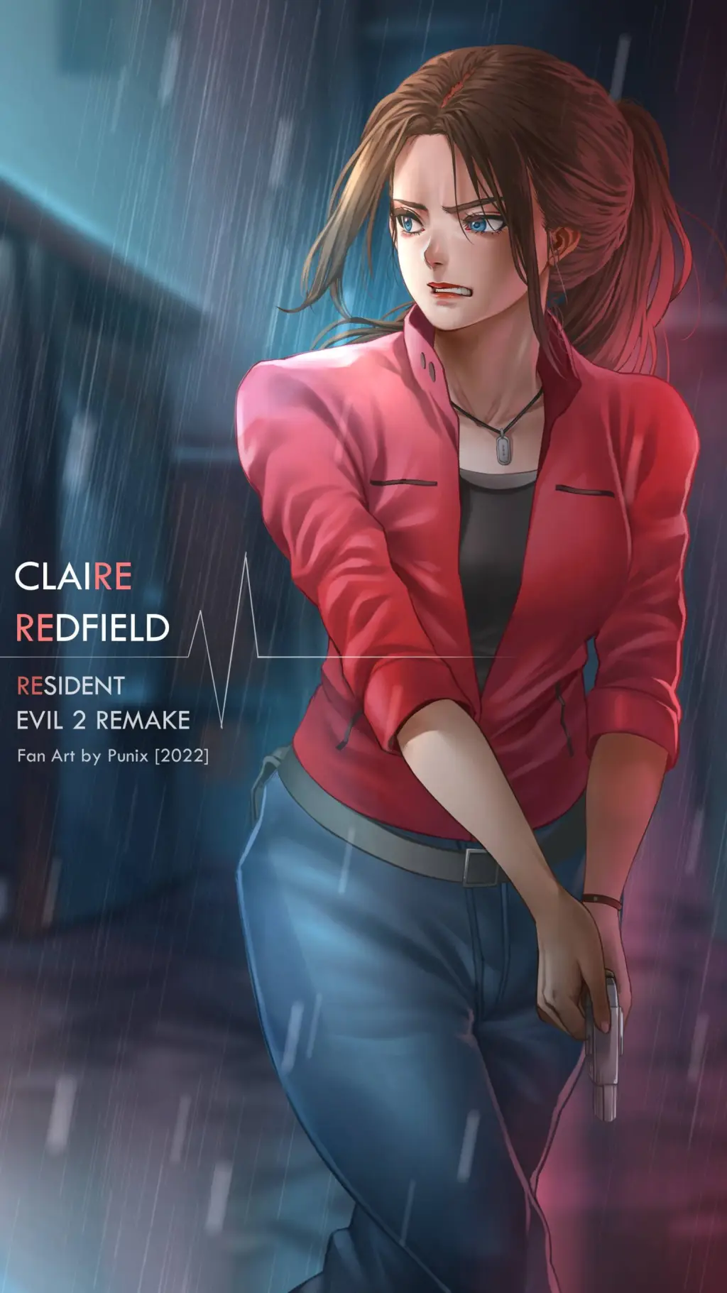 ai character: Claire Redfield background