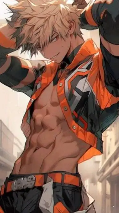 ai character: bakugou  background