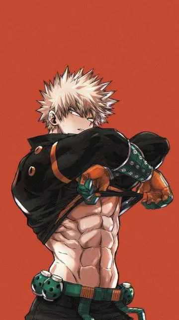 ai character: bakugou  background