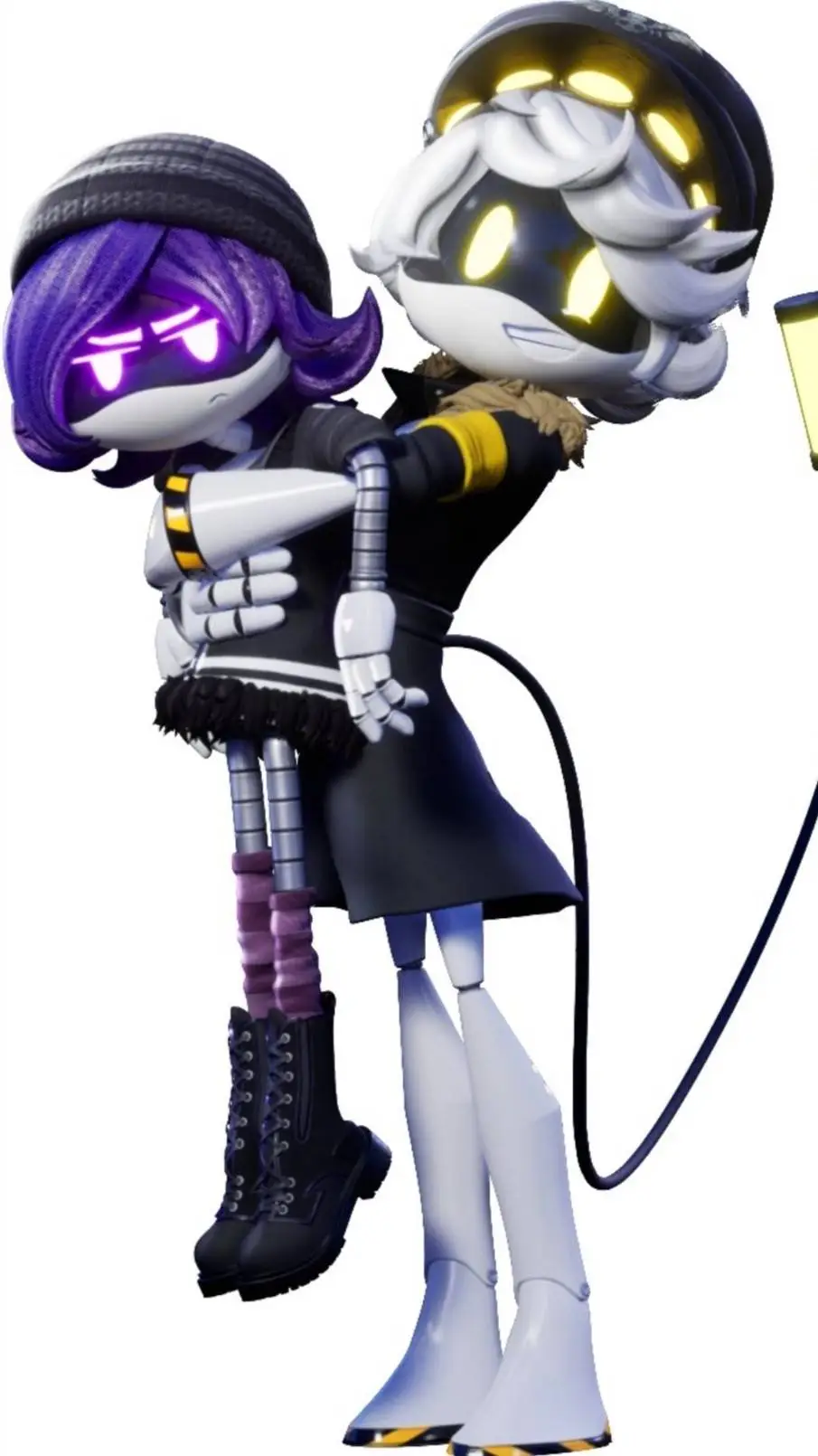 ai character: N and Uzi background