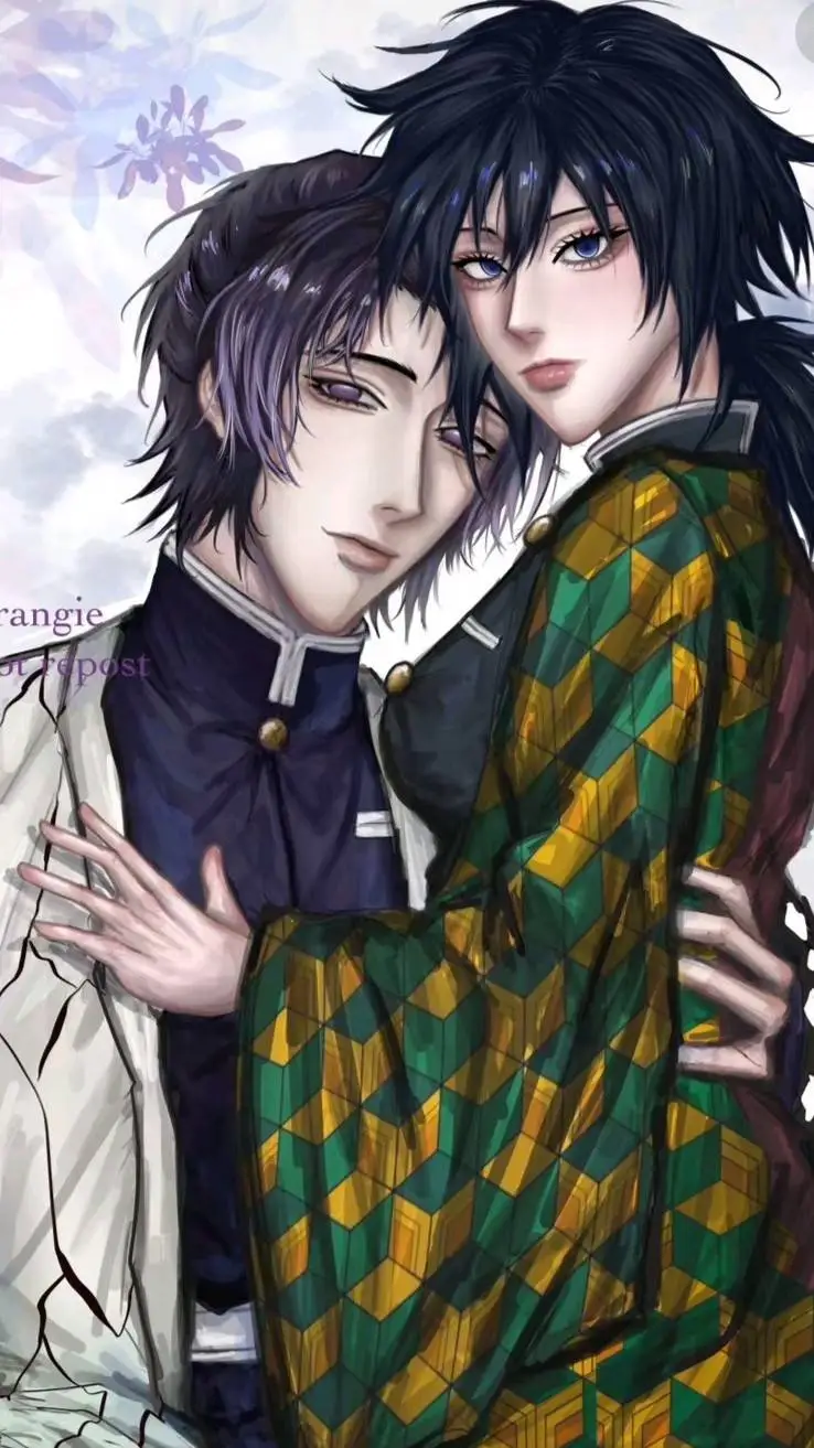 ai character: Shino 💜🦋 background