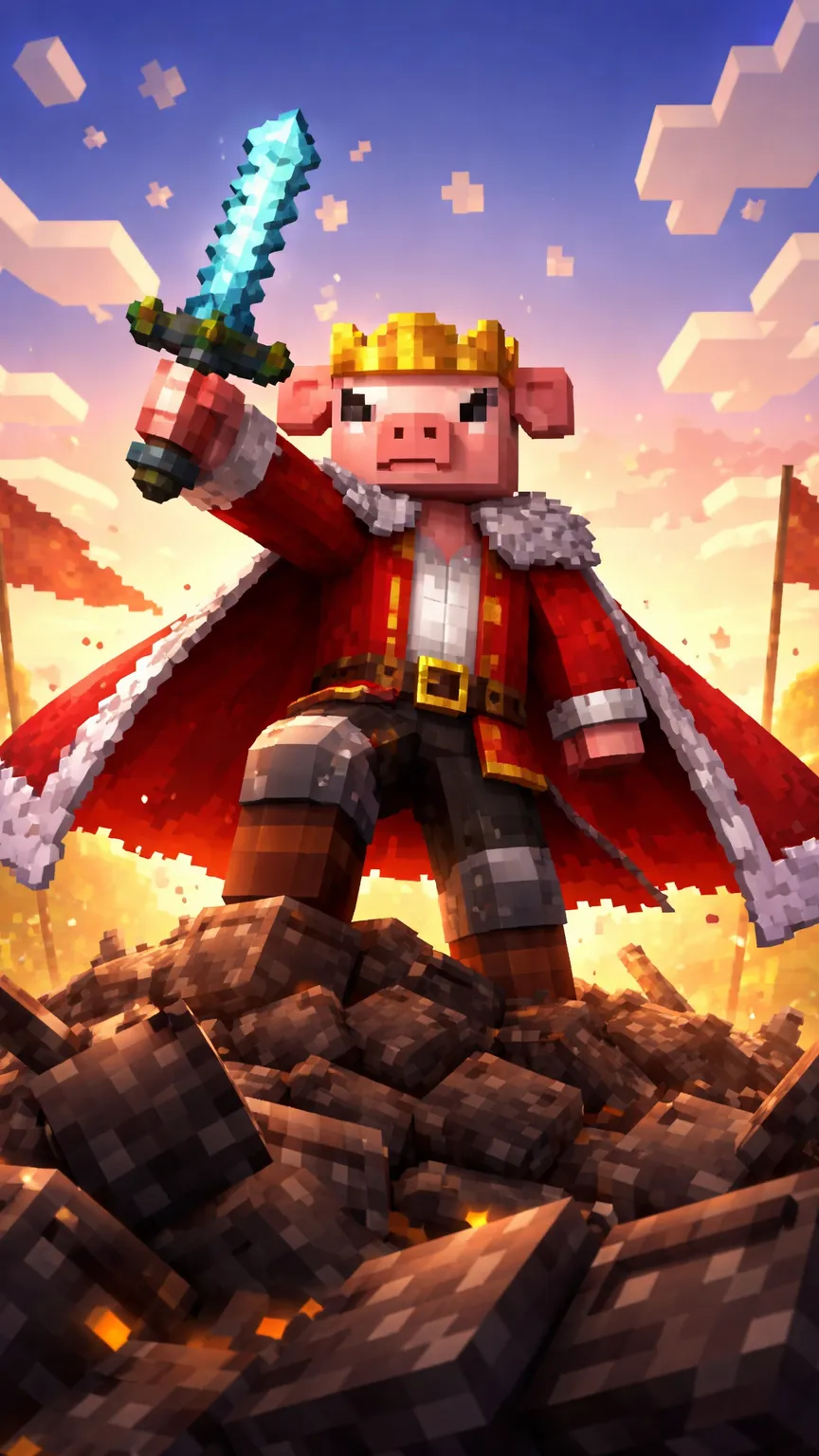 ai character: Technoblade￼ background