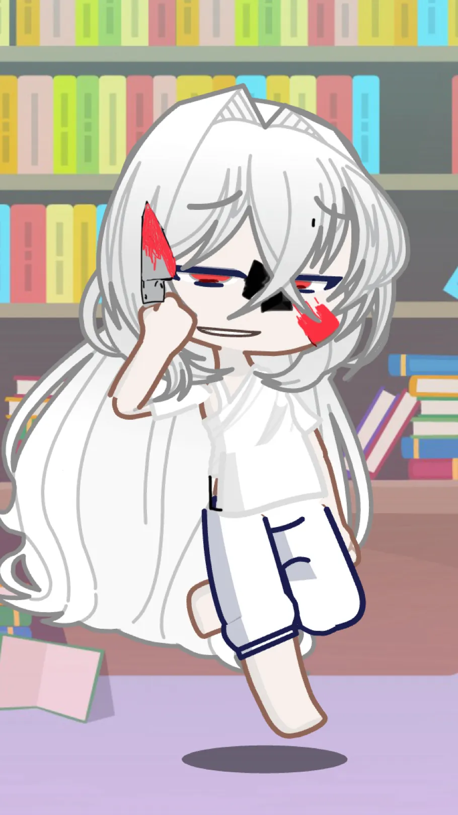 ai character: Crazy e-girl🥀💔 background