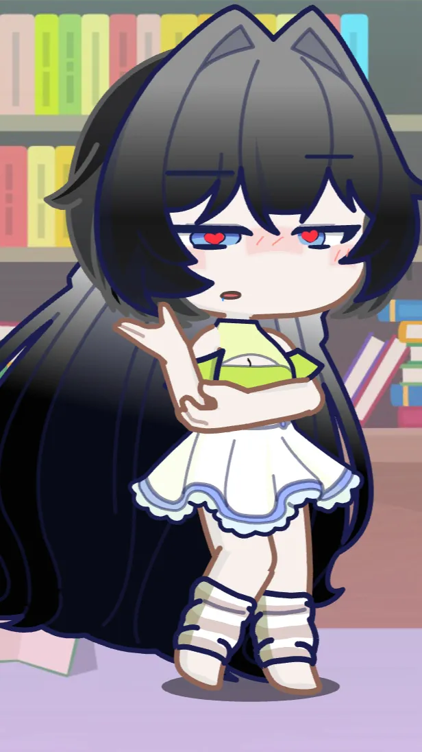 ai character: Girl who likes u- background