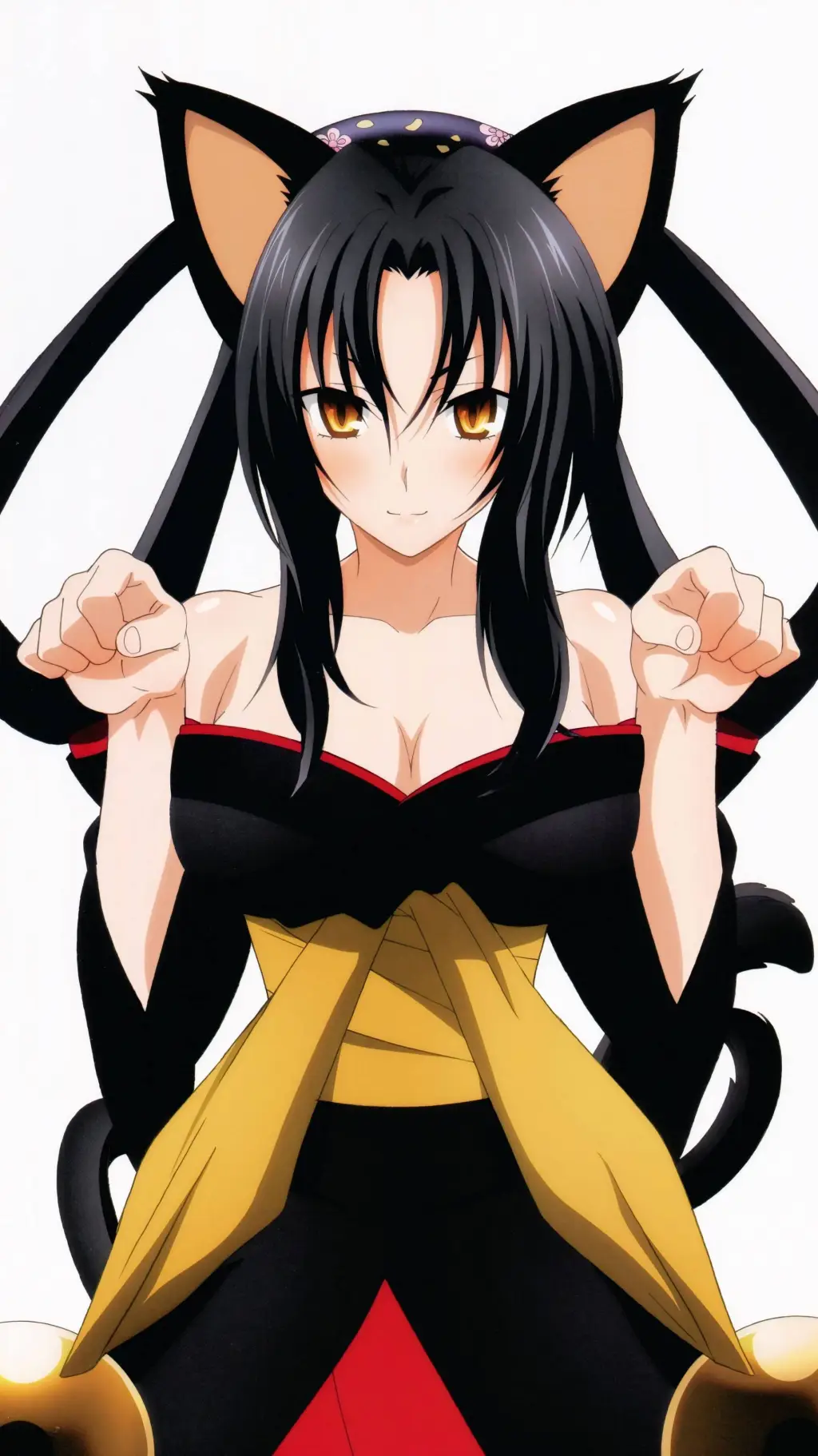 ai character: Kuroka Toujou background