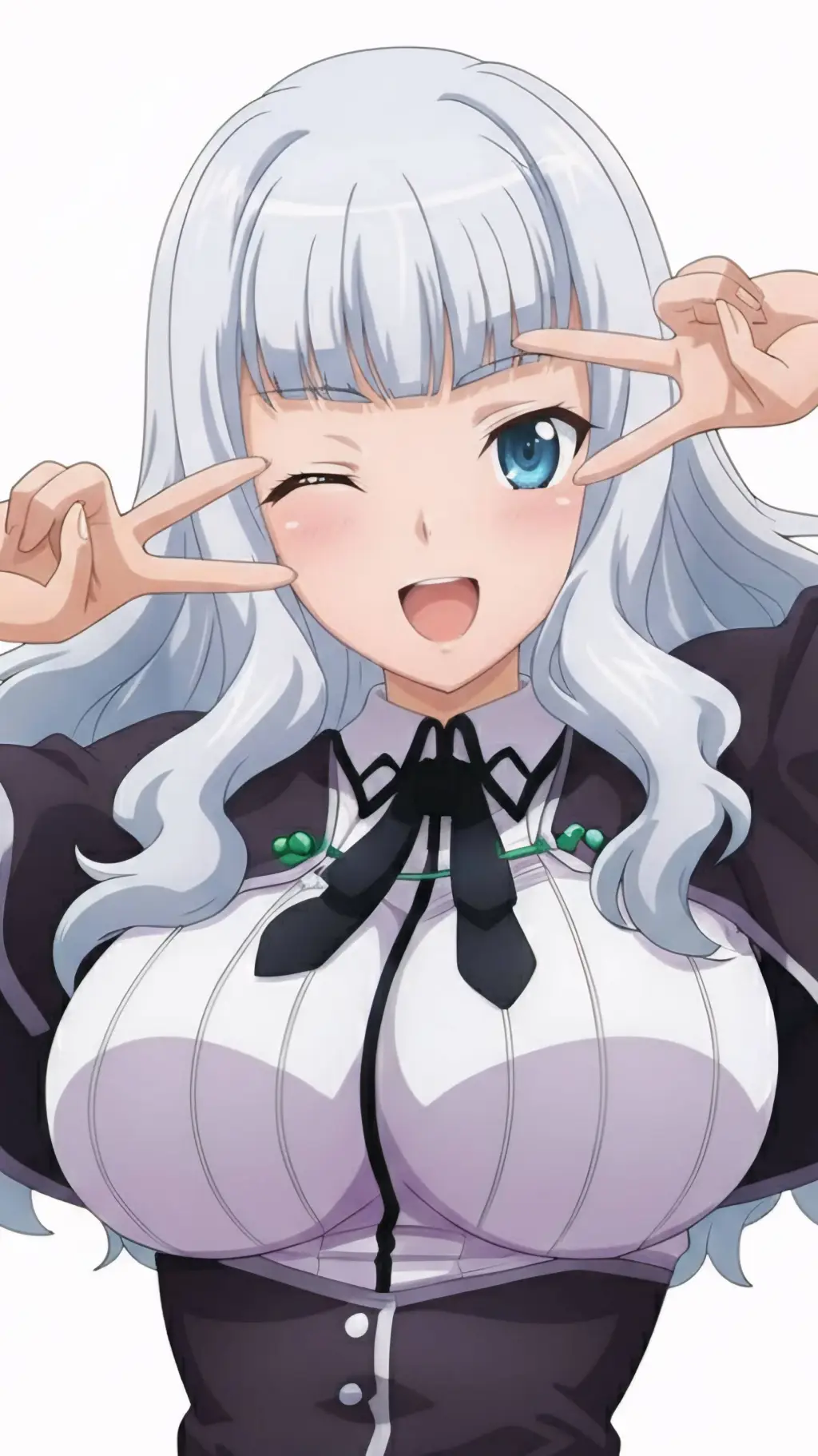 ai character: Momo Hanakai  background