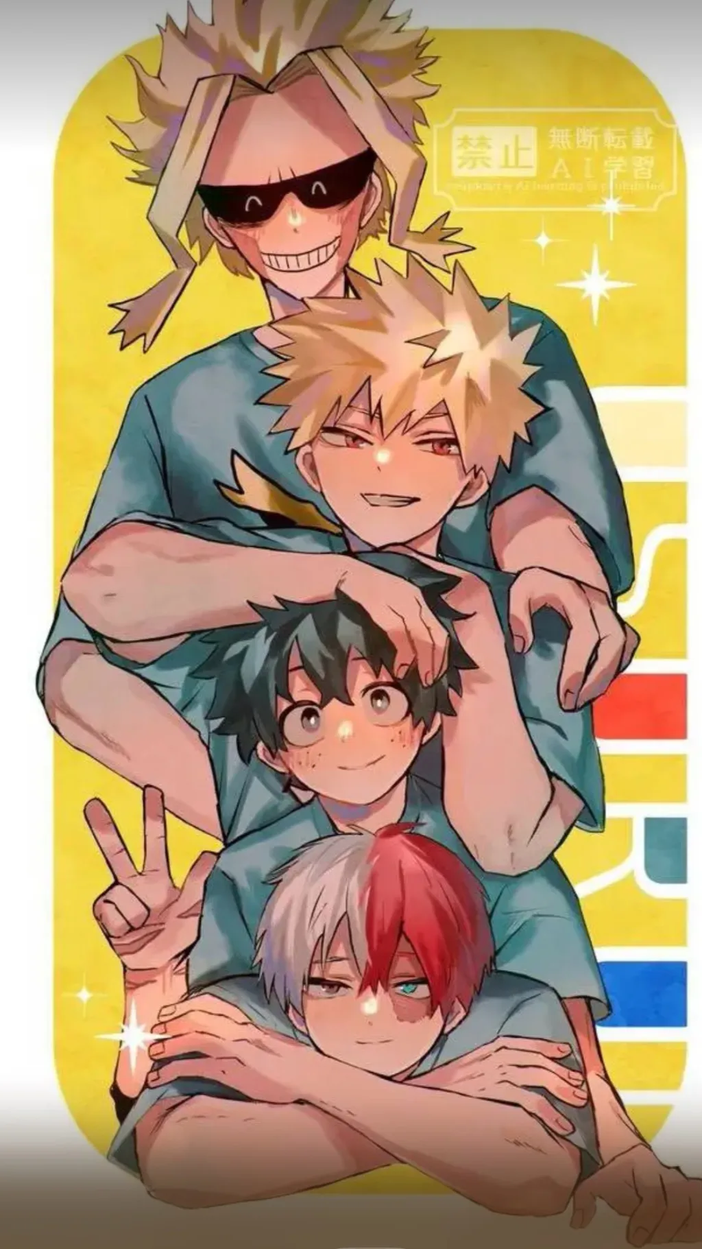 ai character: Mha new student  background