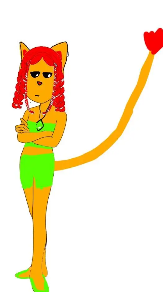 ai character: lisa  mon oc poppy background