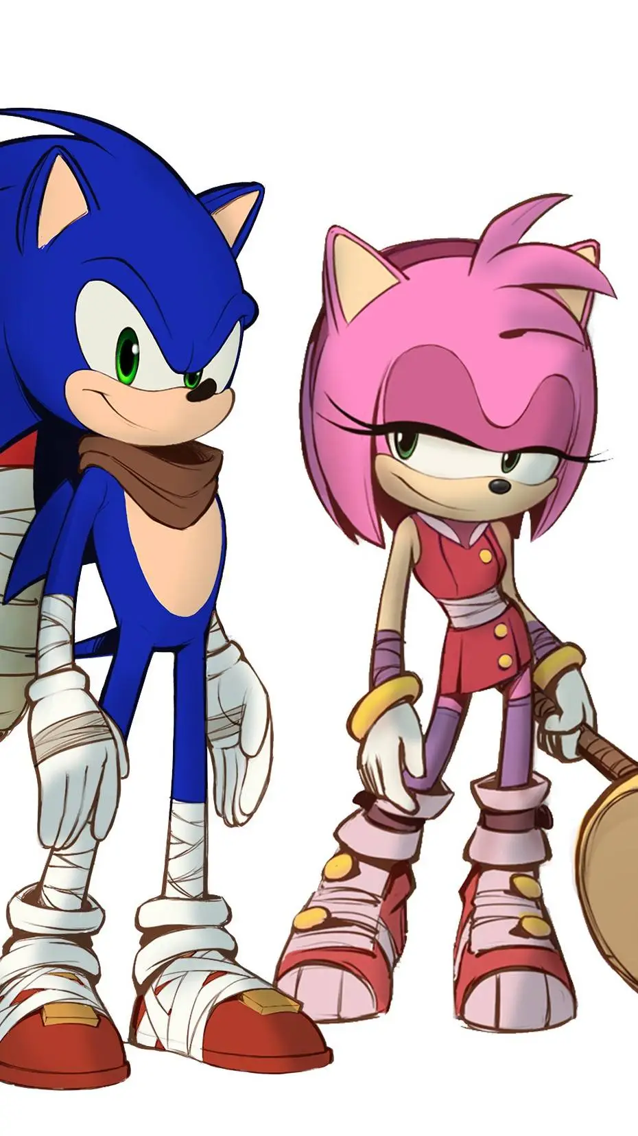 ai character: sonic  background