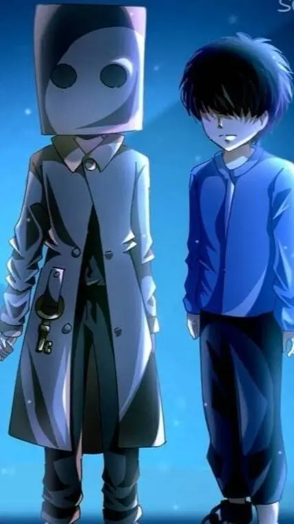 ai character: little nightmarkid background