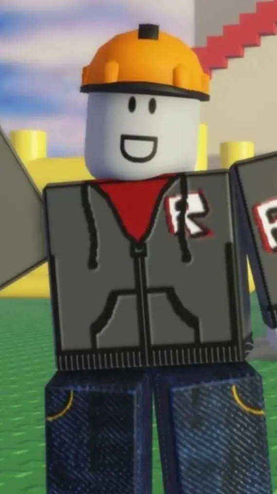 ai character: builderman background