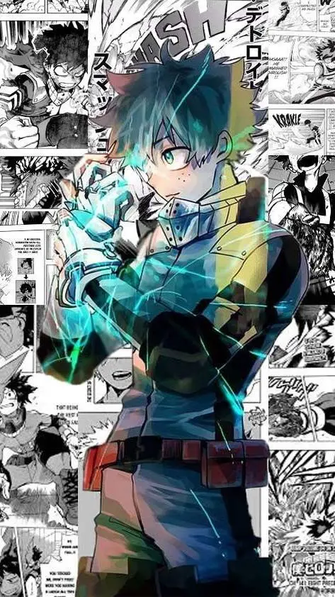 ai character: Deku vs Shigi background