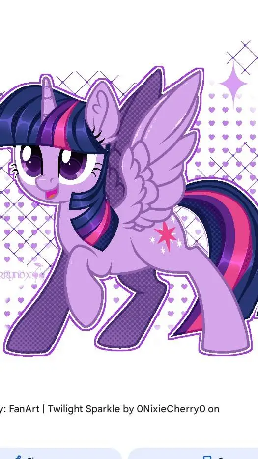 ai character: twilight sparkle  background