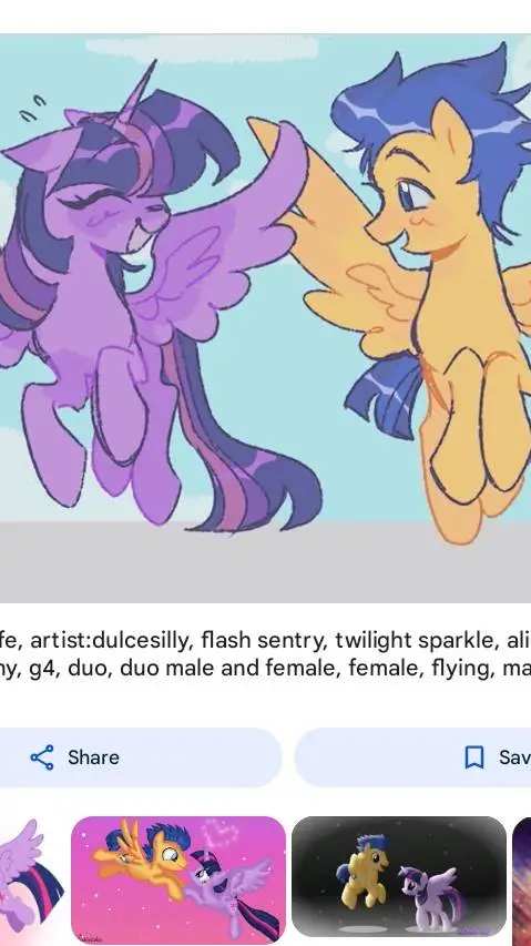 ai character: twilight and flash background