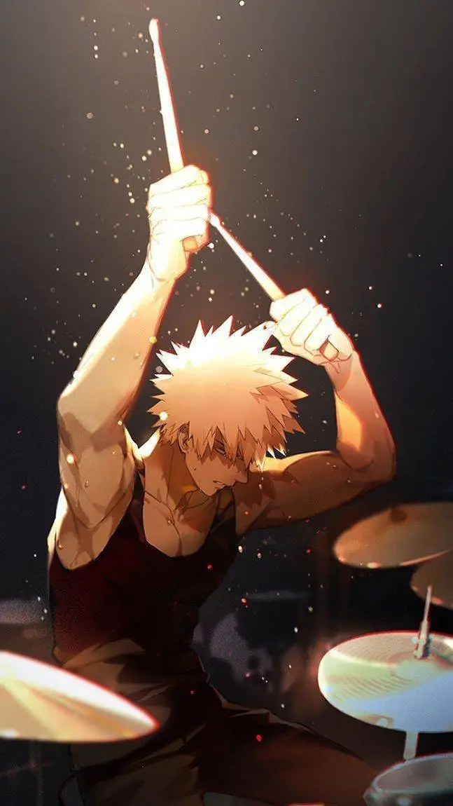 ai character: Bakugo💥❤️ background