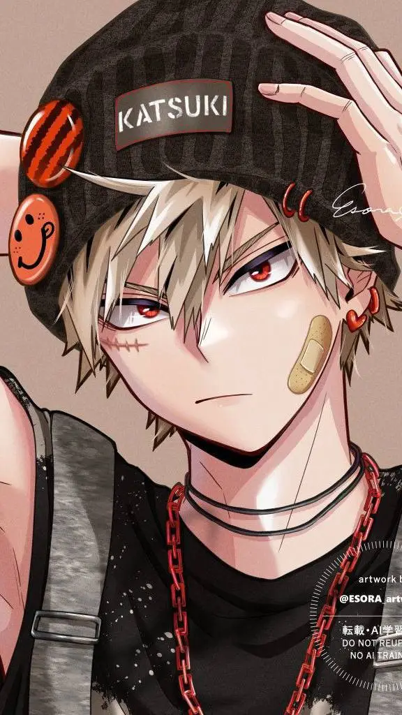 ai character: Bakugo..tiene un.. background
