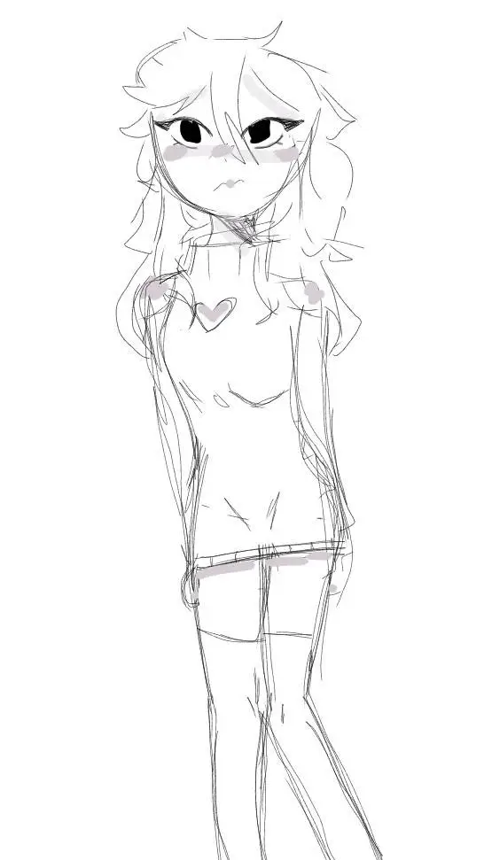 ai character: Luna y el traje background