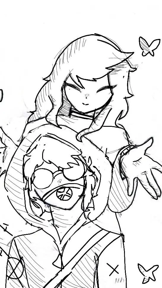 ai character: luna y x viruz background