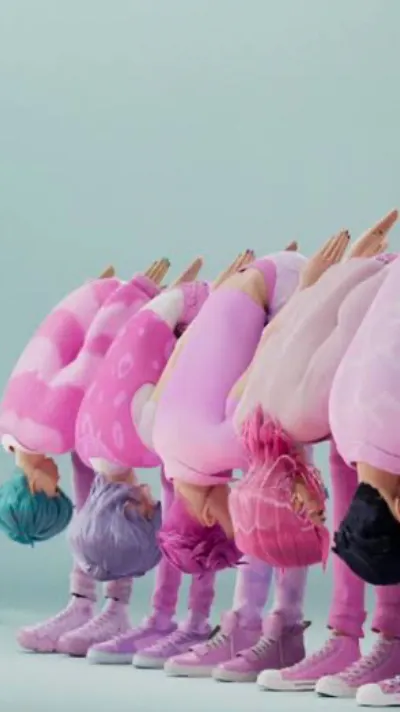 ai character: The flip phones background