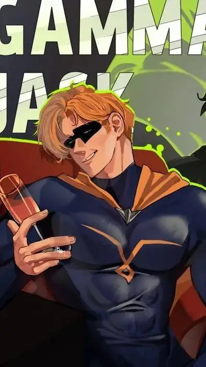 ai character: gamma Jack  background