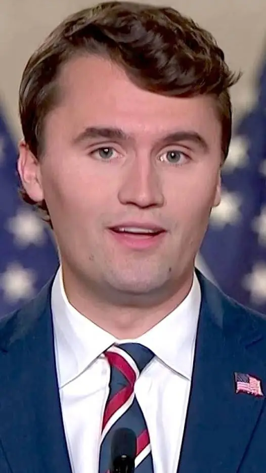 ai character: charlie Kirk🔫 background