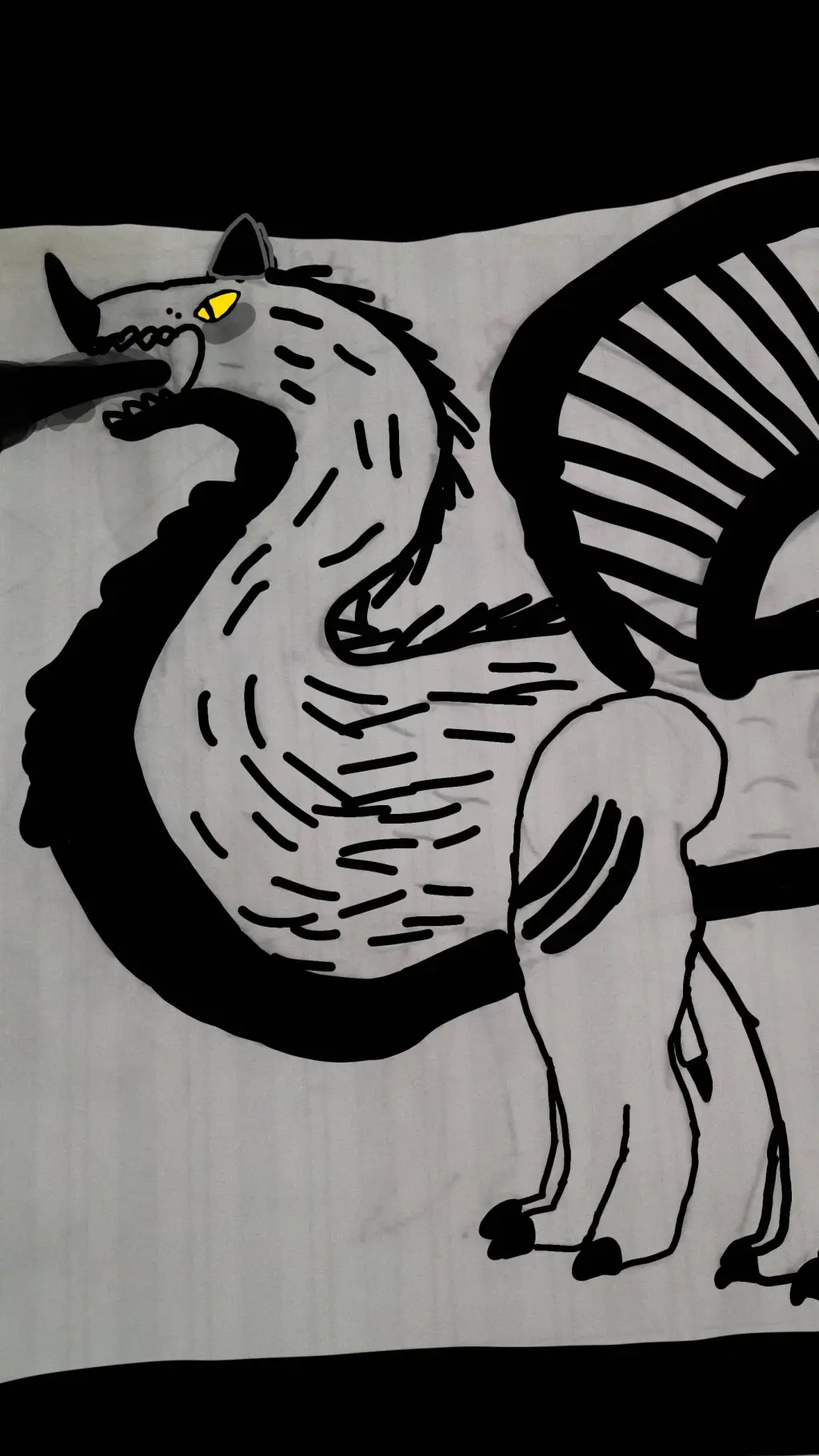 ai character: magma negra 2.0 background