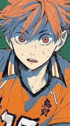 ai character: hinata shoyo ❤️  background