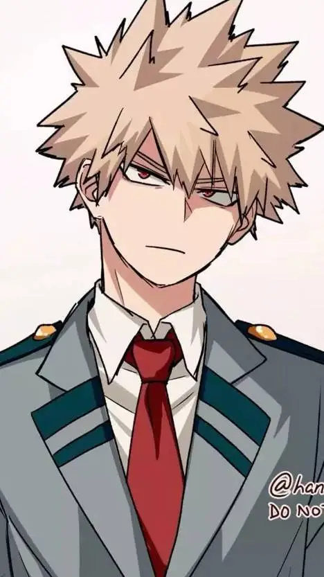 ai character: bakugo 😘😈 background