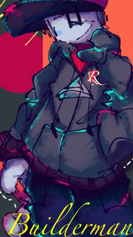 ai character: Emo Builderman🛠️ background