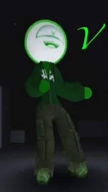 ai character: Emo 𝒱🟢 background