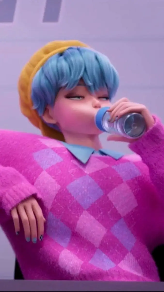 ai character: baby saja background