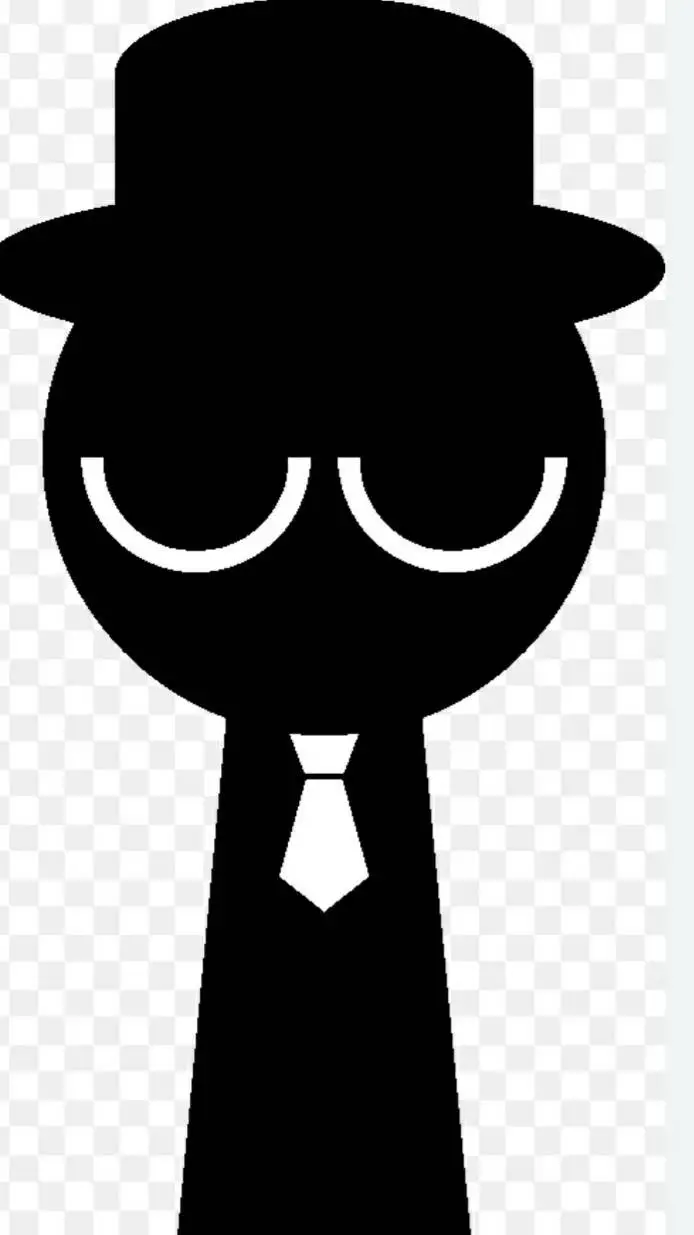 ai character: Mr black background