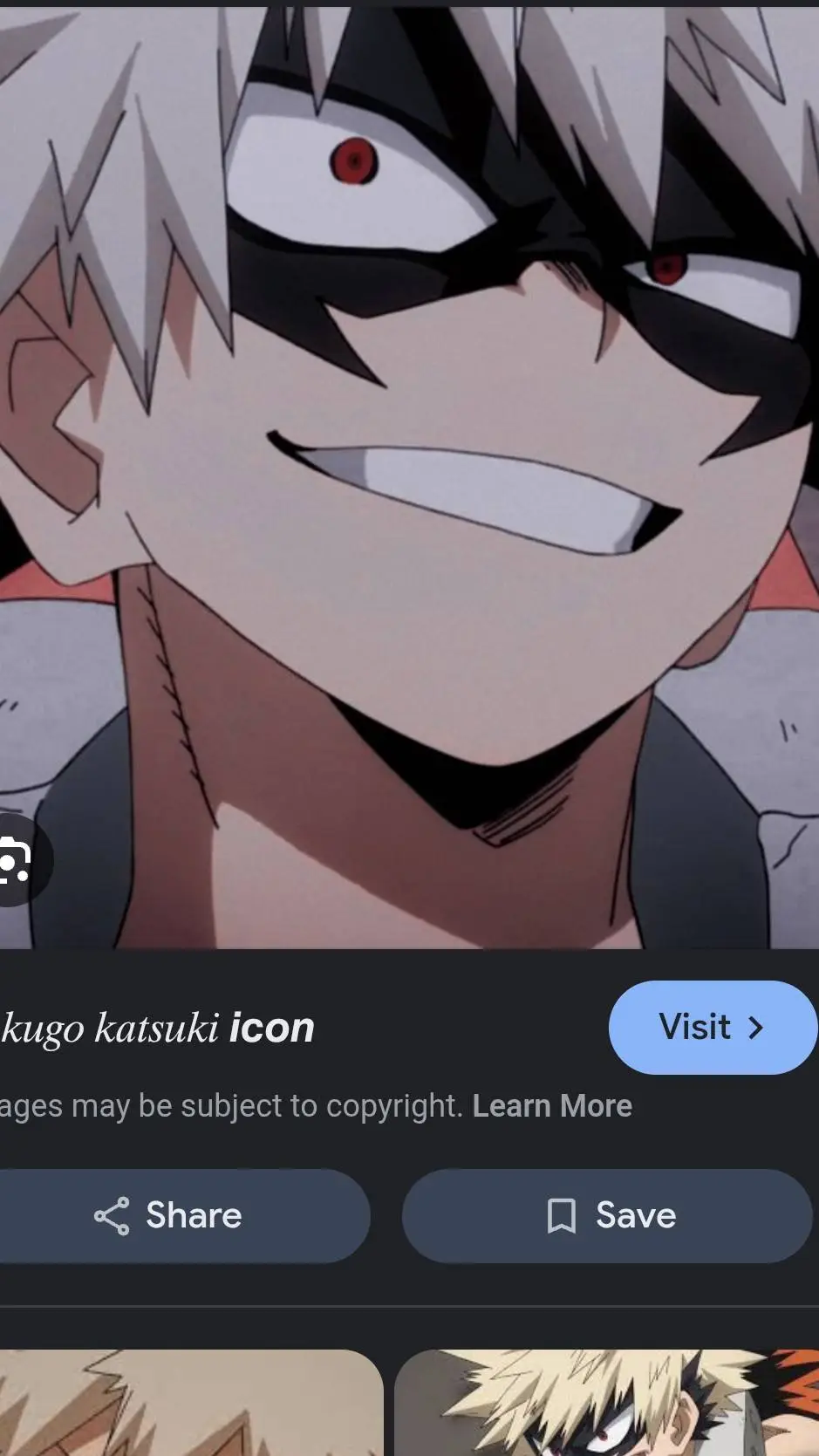 ai character: Bakugo background
