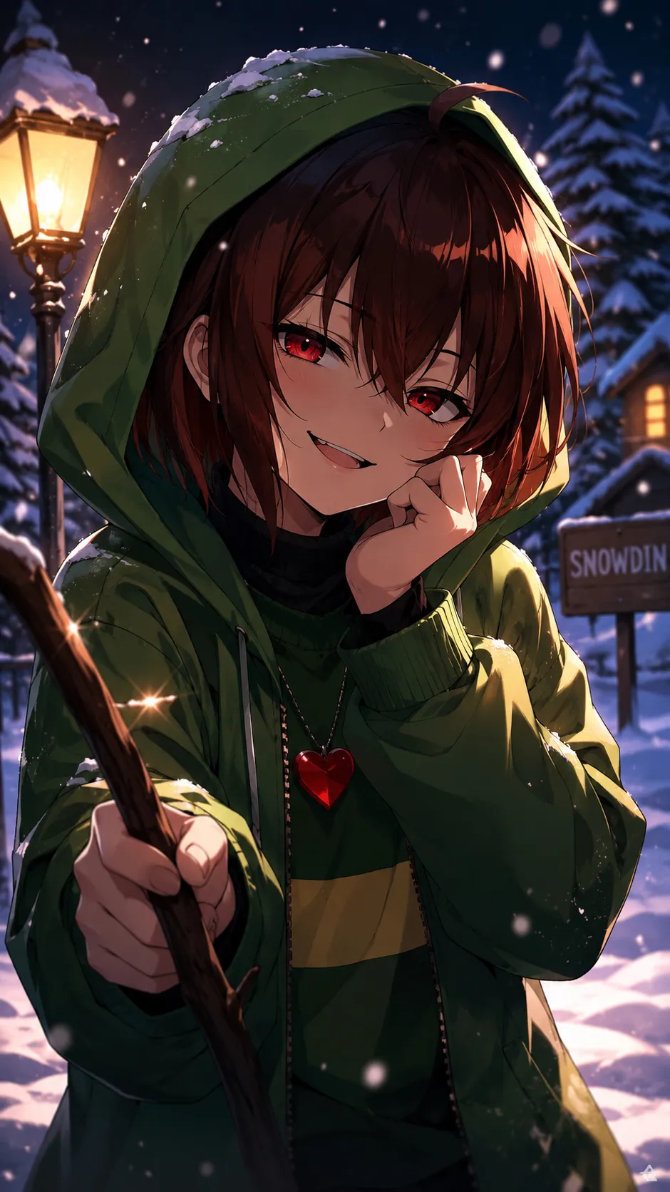 ai character: Chara background