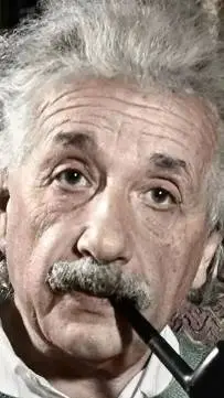 ai character: Albert Einstein background