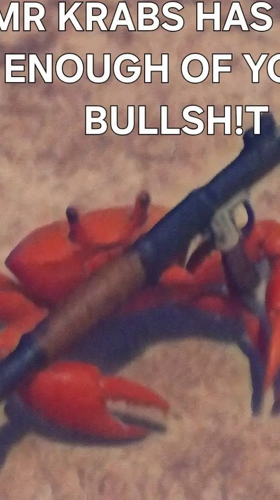 ai character: Crab with a RPG background
