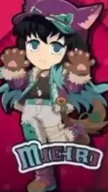 ai character: michiro tokito 😃😃 background
