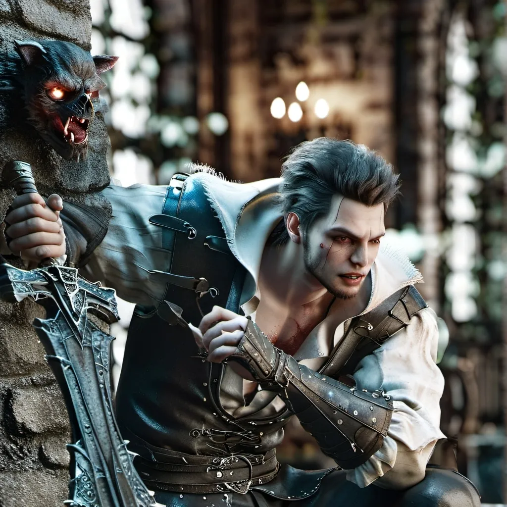 chat with ai character: Vampire  Werewolf 