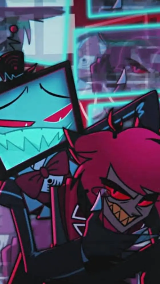 ai character: Vox & Alastor background