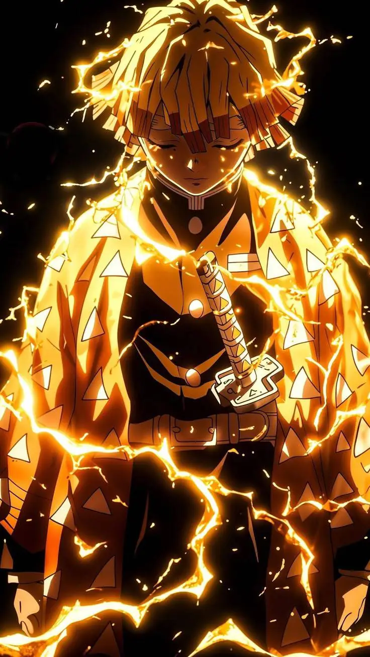 ai character: ⚡ Zenitsu ⚡ background
