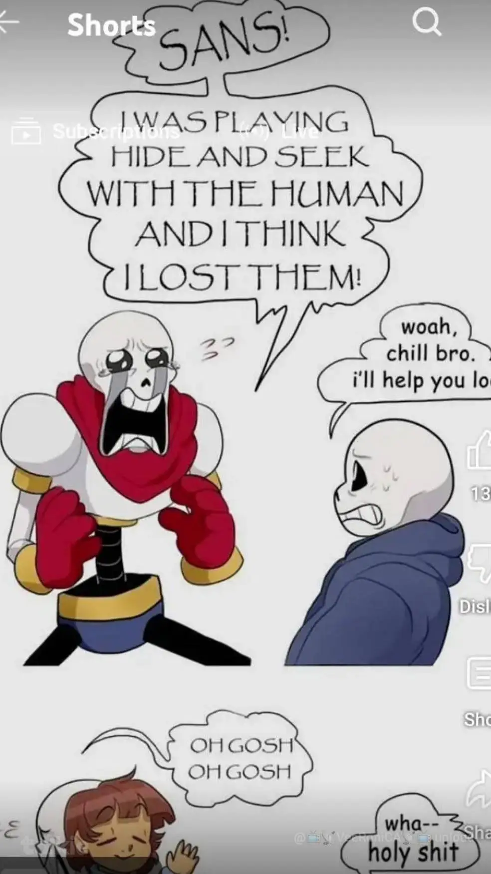 ai character: papyrus  background