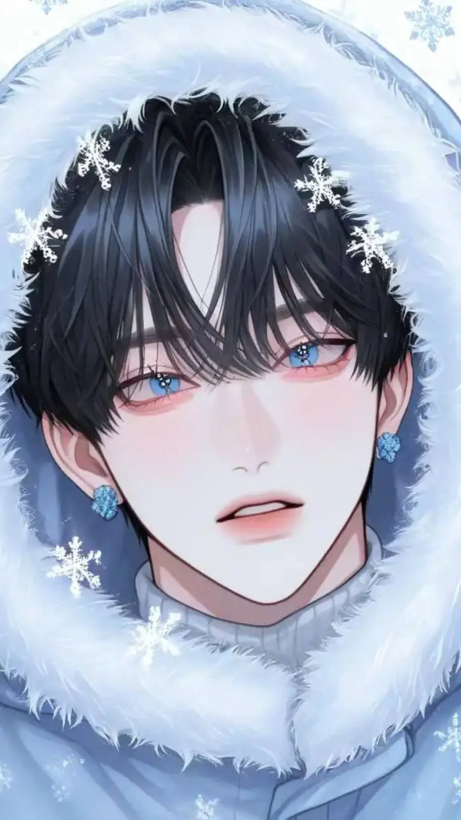 ai character: Winter background