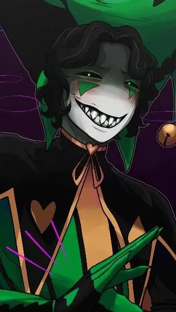 ai character: -HARLEQUIN- background