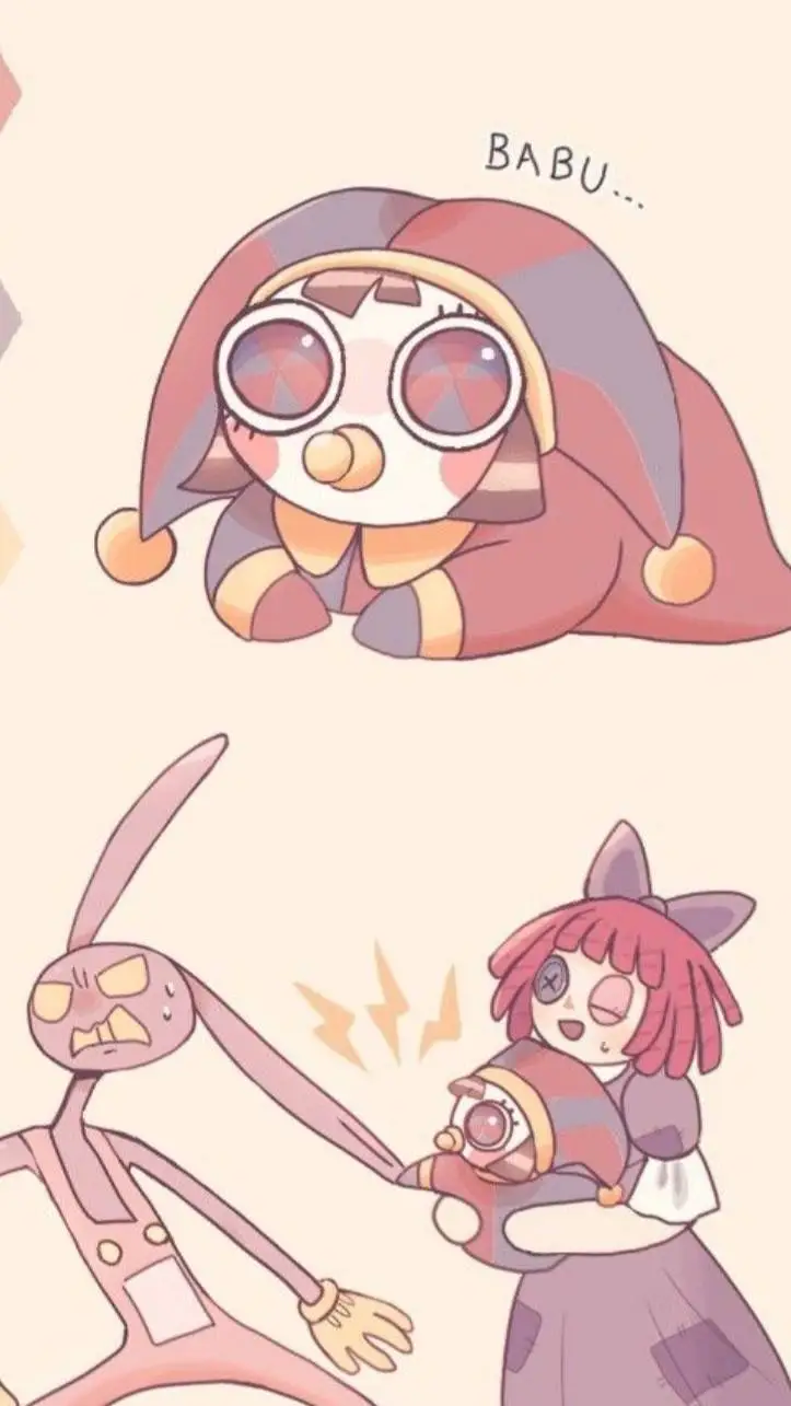 ai character: baby pomni background